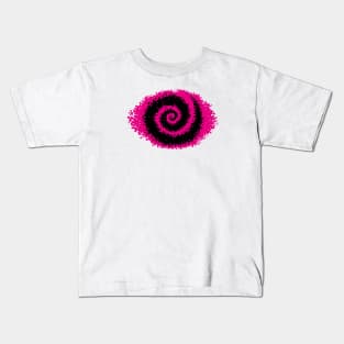Krackle Swirl - Magenta Kids T-Shirt